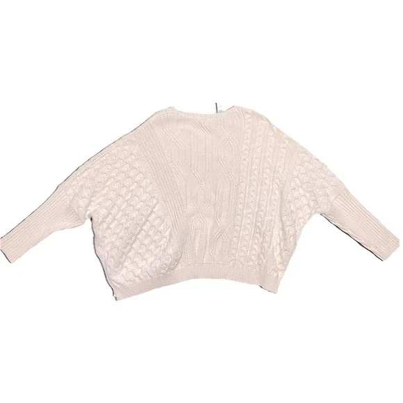 Anthropologie Maeve Oversized Cable Sweater Size XL Preppy Fisherman Academia - Picture 5 of 16